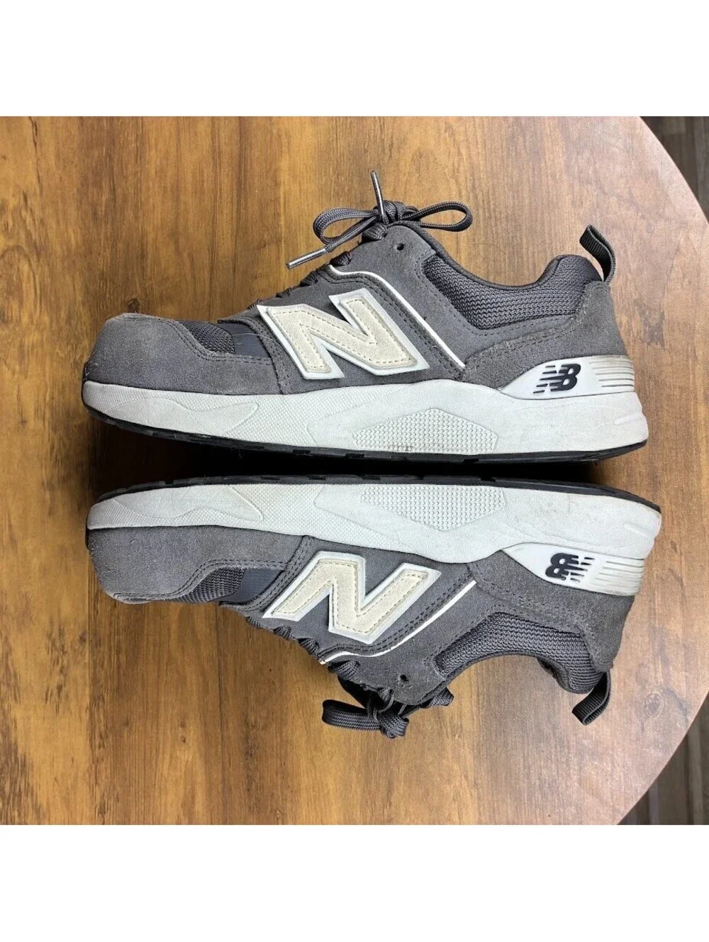 New Balance Elite Lite Mens Size 7.5 B Gray Composite Toe Safety Work Shoes